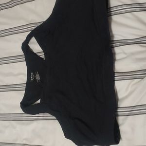 Black sports bra